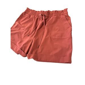 Danskin Relaxed Fit Elastic Waist Shorts Women's Size L